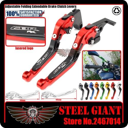 Fits For HONDA CBR 600RR 2007-2016 Motorcycle Adjustable Folding Extendable Brake Clutch Levers logo CBR RR
