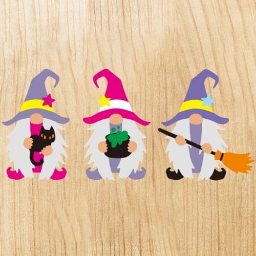 TOP EXPRESSION Halloween Gnome Cat Pumpkin Metal Cutting Dies Stencils for DIY Scrapbooking Decorative Embossing DIY Paper Cards