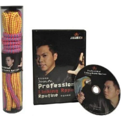 Professional Linking Rope Routine Magic Tricks Fantastic Rope Magie Stage Close Up Street Illusion Gimmick Props Accessories