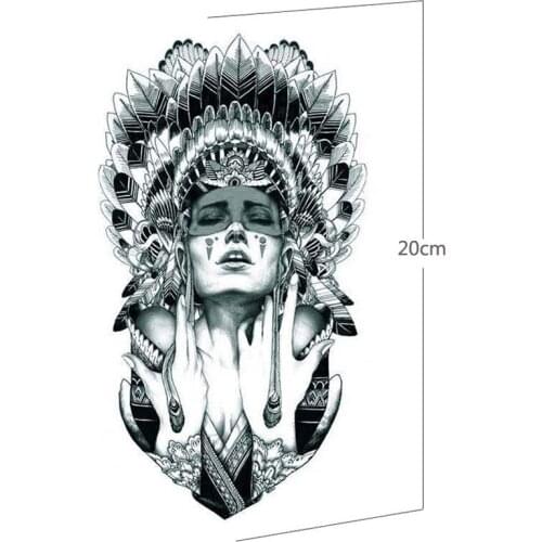 Temporary Tattoo Sticker Paper 3D Fashion Body Art Arm Leg Fake Tattoo Waterproof for Women Men Beauty Makeup Tattoo Stickers