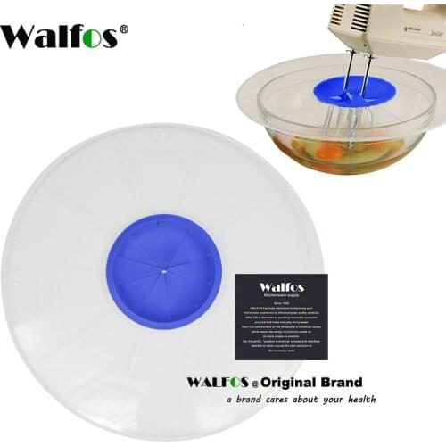 Walfos FOOD Grade silicone Bowl Whisks Screen Cover Egg Baking Splash Guard pot pan cover Bowl Lids Kitchen Tools