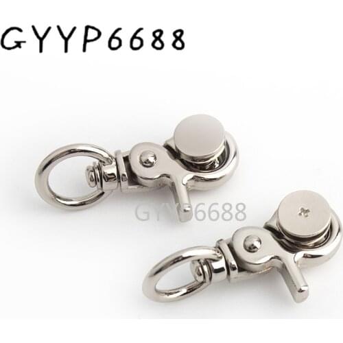 10-30sets 13mm Silver handbags studded rivet bag accessories snap hook for bags