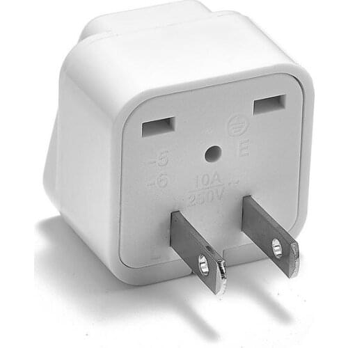 300pcs Universal US American Japan Travel Adapter International AU UK European EU To US Plug Adapter Power Charger Socket Outlet