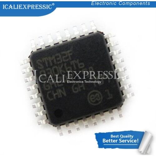5PCS STM32F030K6T6 STM32F030 STM32F 32F030K6T6 LQFP-32 In Stock