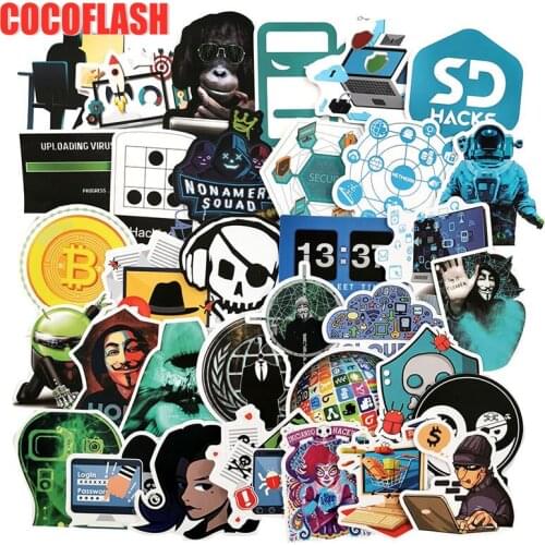 10/50pcs Programming Java Hackers Stickers Skateboard Guitar Suitcase Hydroflask Graffiti Sticker Kids Girl Children Classic Toy