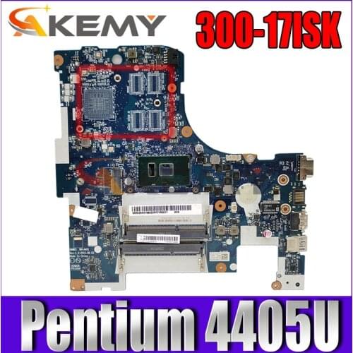Akemy BMWD1 NM-A491 Laptop motherboard for lenovo ideapad 300-17ISK SR2EX Pentium 4405U Main board