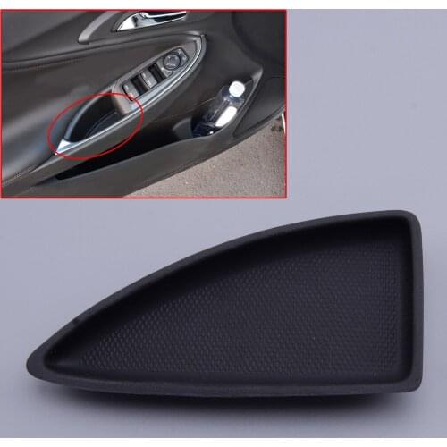 Car Front Left Door Switch Bezel Cap Door Handle Bolt Cover Black 23451118 Decoration Fit for Chevrolet Malibu 2016 2017 2018
