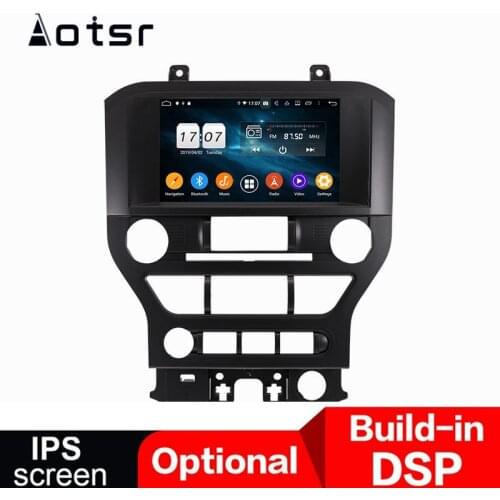 Android 9.0 Car GPS Navigation Multimedia Auto Radio Player for Ford Mustang 2015-2018 stereo Car DVD Player head unit recorder