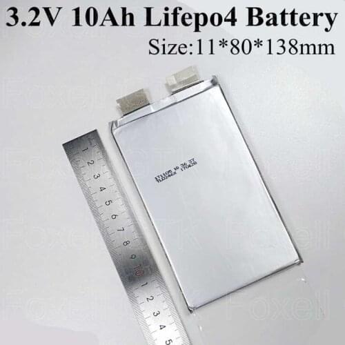 Big sale! 40pcs/lot lifepo4 3.2v 10Ah cell 3.2v 10ah lifepo not lithium lipo 50A for pack diy 12v 10ah power storage motor