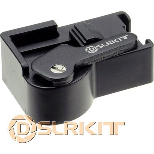DSLRKIT Quick Hot Shoe Flash Stand Adapter with 1/4"-20 Tripod screw