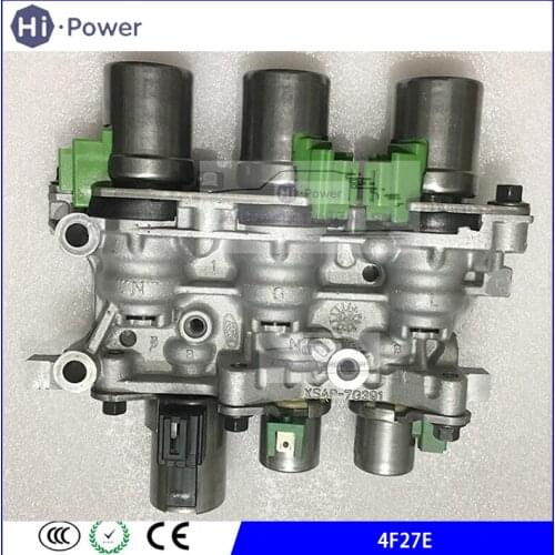 Transmission Solenoid Block Control Unit Module Fit for Ford 4F27E & for Mazda FNR5 5 Speed Main Valve Bodies Silver