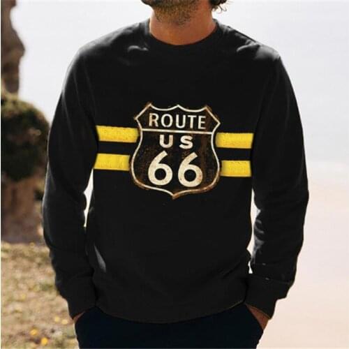 New T-shirt Long Sleeve Fashion 3D Vintage Print Tops Spring Autumn T Shirt Mens Clothes Plus Size Harajuku Casual Sweatshirt