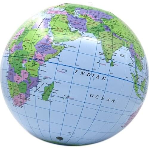 Globe Pvc Inflation Earth Sandy Beach Globe English Edition Teaching Globe Model
