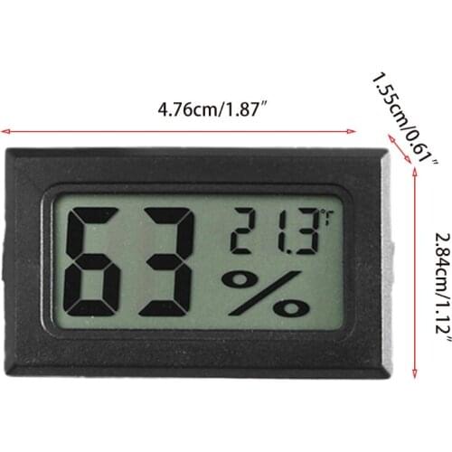 M4YC Indoor Hygrometer Thermometer Hygrometer wih LCD Display Wireless Mini Digital Humidity Temperature Meters Gauge