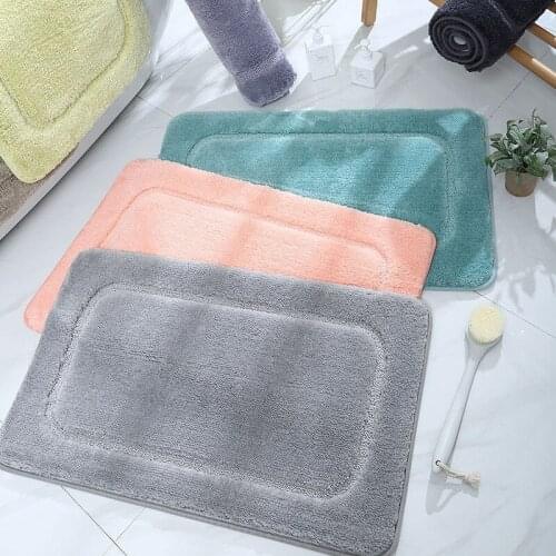 Non-slip Carpets for Bathroom Toilet Absorbent Floor Mat Soft Entrance Doormat Hallway Floor Area Rugs Washable Home Mat