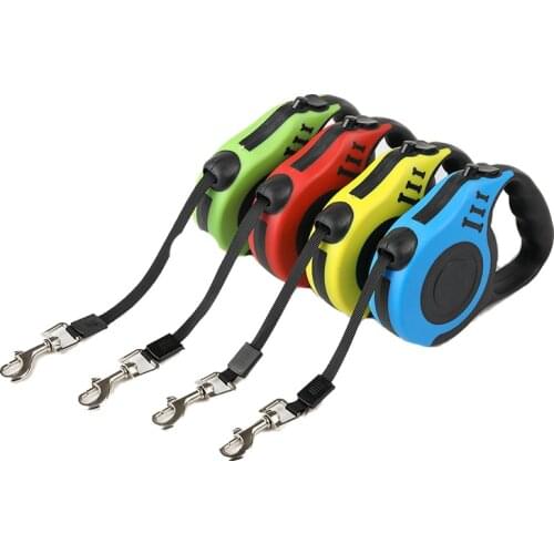 3m 5m Durable Leash Automatic Retractable Nylon Cat Lead Extension Puppy Walking Running Lead Roulette For Dogs