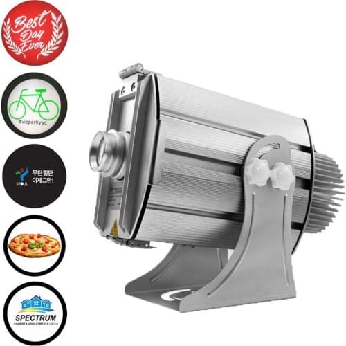 Hot Sale Gobo Projector Outdoor Six Images Carousel Advertising Publicize 40W 12m Distance Company Cinema Decor Custom Image