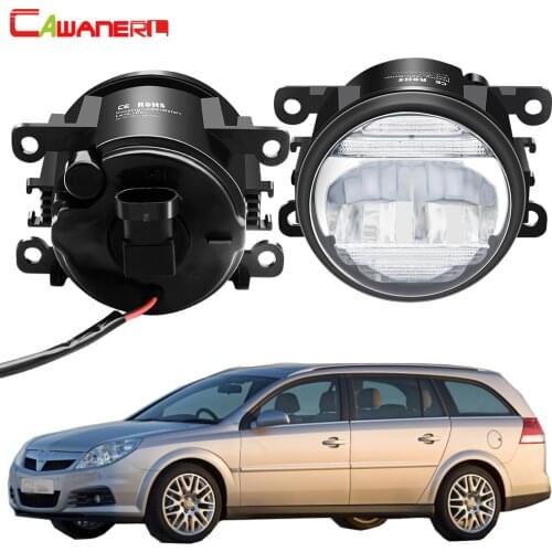 2in1 Fog Light Daytime Running Lamp Car Front Bumper LED Fog Light DRL 12V For Opel Vectra C 2002 2003 2004 2005 2006 2007 2008