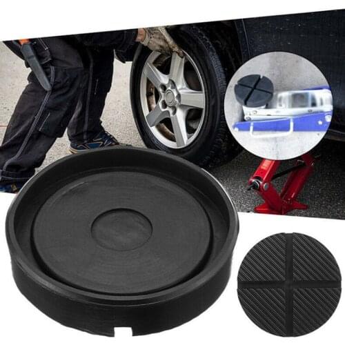 Floor Slotted Car Rubber Jack Pad Frame Protector Adapter Jacking Tool Pinch Weld Side Lifting Disk 12.5x2.5cm car cross slotted