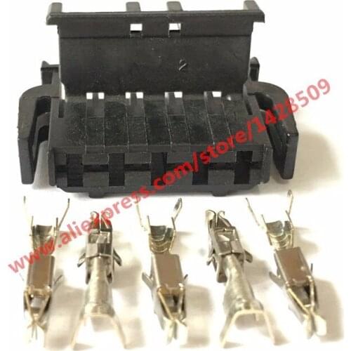 20 Sets Female 5 Pin Auto Wire Connector Electrical Socket With Terminals For VW