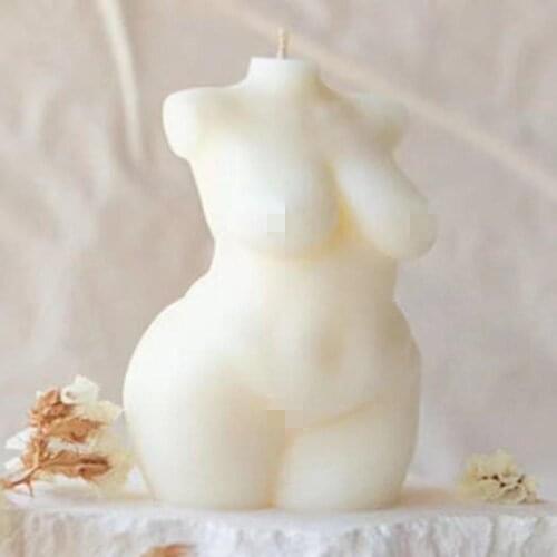 Sexy Woman Silicone Body Molds,thick Female Body,curvy Figure 3d Moulds For Making Diy Soup,candle Chocolate Plaster Epoxy Resin