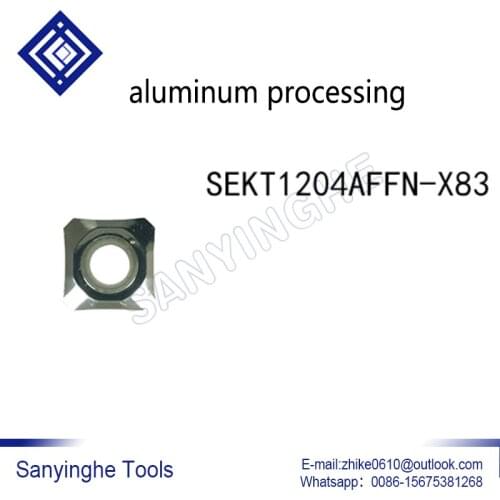 SEKT1204AFFN-X83 K30 10pcs/lots free shipping high quality cnc carbide turning inserts for aluminum
