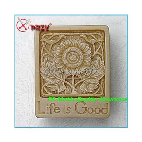 Sunflower modelling silicon soap mold chrysanthemum fondant cake decoration mold High-quality Handmade soap mold NO.:SO408