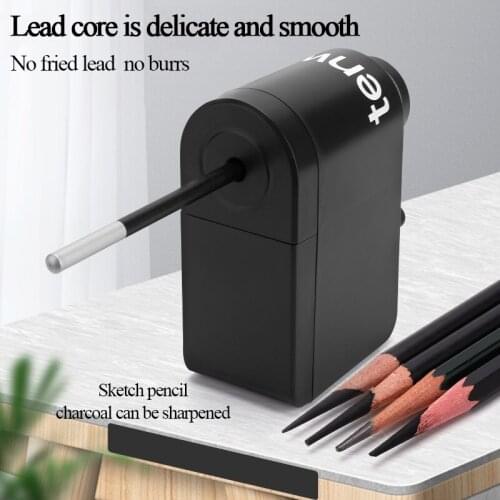 Tenwin Sketch Hand Crank/Rotary Pencil Sharpener School Mechanical Sharpener Knife Supplies Manual Pencil/Charcoal Cutter 8029