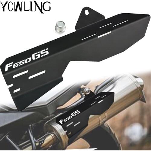Motorcycle Exhaust Heat Shield Wrap Muffler Pipe Cover Heel Guard Protection For BMW F650GS F650 GS 2008 2009 2010 2011 2012