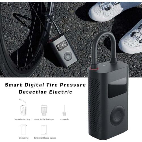 Tpms Portable Smart Digital Tire Pressure Detection Electric Inflator Pump For Xiaomi Mijia Bike Motorcycle Car Football