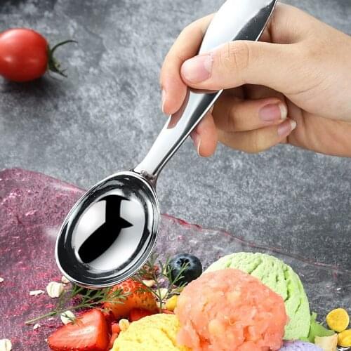 Zinc Alloy Ice Cream Scoop Digger Ice Cream Spoon Fruit Watermelon Ice Cream Potatoes Ice Cream Spring Spoon Kitchen Tools