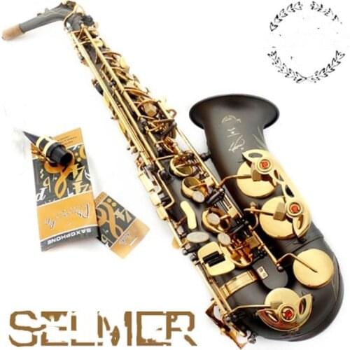 High Quality Saxophone Alto Sax 54 Professional E-flat Alto Saxophone Musical Instruments Black Nickel Gold