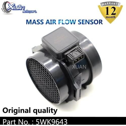 XUAN MAF MASS AIR FLOW METER SENSOR 5WK9643 For Hyundai Sonata Tucson Tiburon Santa Fe Kia Sportage Magentis Optima 2.5L 2.7L