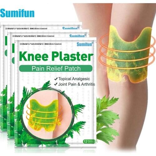 36pcs Knee Joint Pain Relief Patch Herbal Extract Wormwood Analgesic Stickers Rheumatoid Arthritis Treatment Medical Plaster
