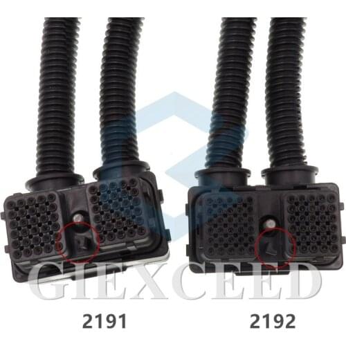 60 Pin EFI ECU Connector 4995445 With Full Wires Computer Board Socket For Cummins