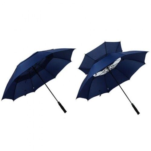 Automatic Opening Golf Umbrella Oversized Double Canopy Ventilation Waterproof Umbrella