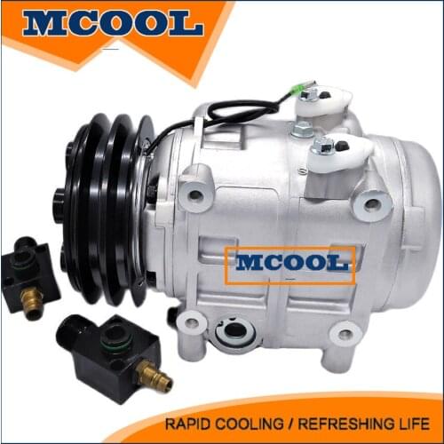 TM31 Air Conditionig AC Compressor Cooling Pump 24V 2PK For Valeo DKS32C Iveco Euroclass Seltec 488-46520 501-240A 40430133