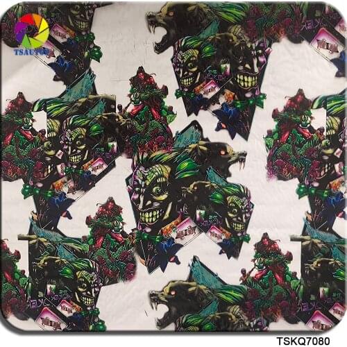 Free Shipping 0.5mx2m/10m/20m Hydrographics Skull Movies Immersion Foil Water Soluble Printing Hydrocoating Soak Film WDF7080