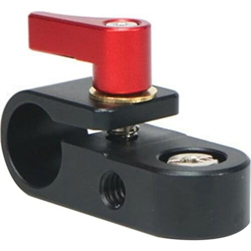 BGNing Single Hole 15mm Rail Clamp Mount Rod Clamp on DSLR Camera Handle / Cage / Plate for Rod Extension DSLR Camera Rig