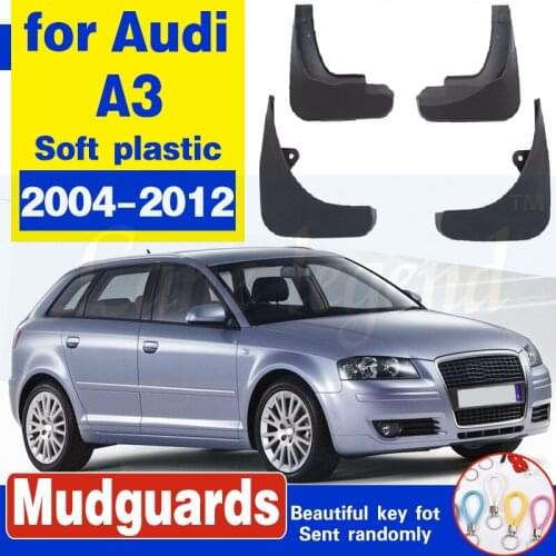 FRONT REAR MUD FLAPS FIT FOR AUDI A3 2004-2012 SPORTBACK HATCHBACK SPLASH GUARDS 2011 2010 2009 2008 2007 2006 2005 ACCESSORIES