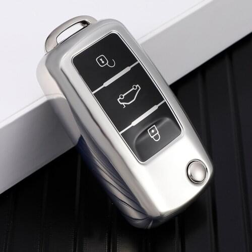 New Styles TPU Key Case Shell For Vw Golf Bora Jetta Polo Passat Skoda Superb Octavia Fabia Seat Ibiza Leon Remote Control Cover