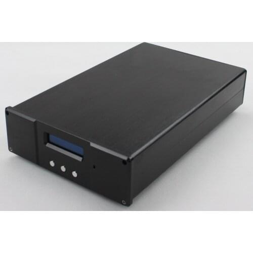 Black Aluminum Enclosure/ Amplifier Chassis/ DAC Decoder Board Case For ES9018