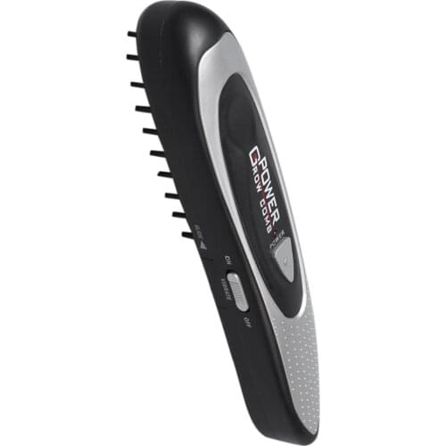 Electric LED Laser Hair Growth Comb Hair Brush Laser Hair Loss Stop Regrow Therapy Comb Ozone Infrared Scalp Massager