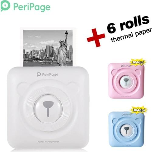 High Resolution 304 DPI Pocket Photo Printer Mini Photo Bluetooth Printer For Mobile phone Android and iOS Gifts