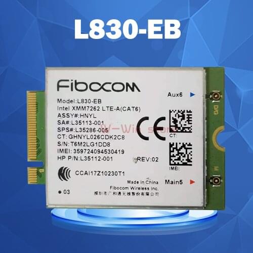 L830-EB 4G LTE WWAN card SPS#L35286-005 L35112-001 Cat6 300 Mbps