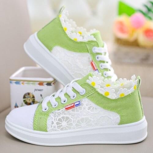 Summer Sneakers canvas girl children teens kids Sports shoes for toddlers 2 years casual ventilation