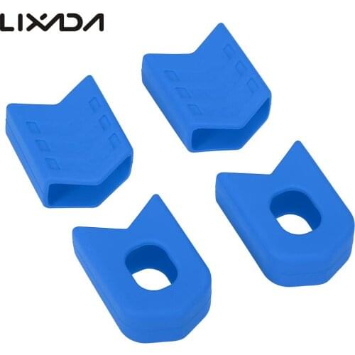 Lixada 4Pcs/lot Bicycle Crankset Protector MTB Road Bicycle Cycling Crankset Crank Protective Sleeve Cover