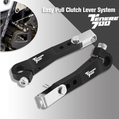 Motorcycle Accessories CNC ALUMINIUM Easy Pull Clutch Lever System For yamaha Tenere 700 T7 Tenere700 XTZ 700 2019 2020 2021