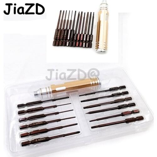 12 in 1 Screwdriver Hobby Hardware Repair Tools Kit For RC Car Drone Plane Hex Philip Spanner Socket Hexagon H1.5 H2.0 H2.5 H3.0