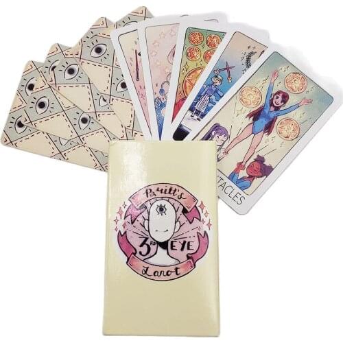Britts Third Eye Tarot Deck Friends Party Board Game Divination Fate Gameplay 78 Card Family Entertainment Table Game
